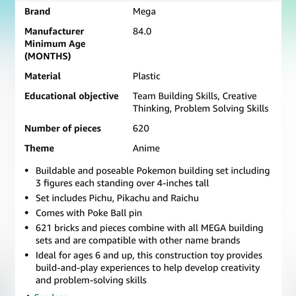 Brand new Mega Pokémon Build & Show Pikachu Evolution Trio building blocks - Picture 7 of 10